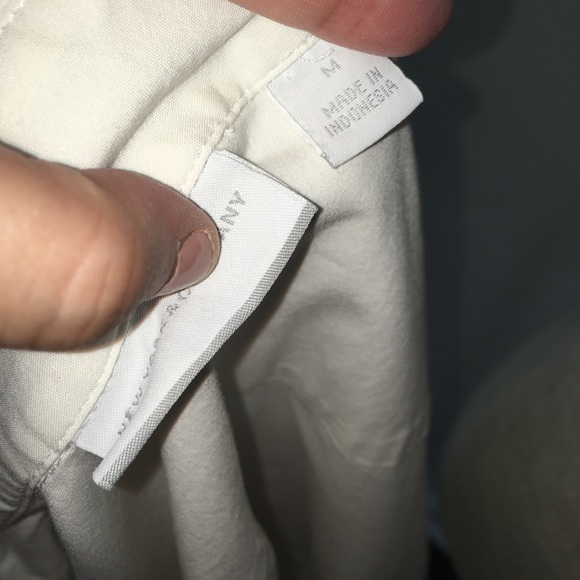 New York & Company White Button Down Shirt - Picture 4 of 4